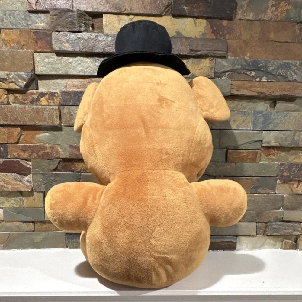 Freddy Fazbear Plush Doll Soft Toy Five Nights at Freddy's Black Hat Bow Tie